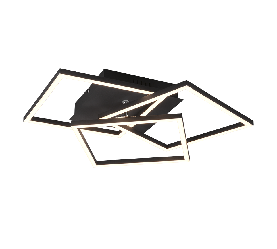 Plafondlamp Mostang Mat Zwart - Afbeelding 2
