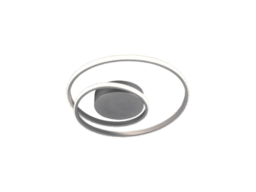 Plafondlamp Taunson wit Ø39 cm met geïntegreerde LED en slank, modern ringontwerp