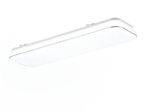 Plafondlamp Skoondura Wit, strakke witte LED-lamp met moderne, rechthoekige vorm voor plafondmontage