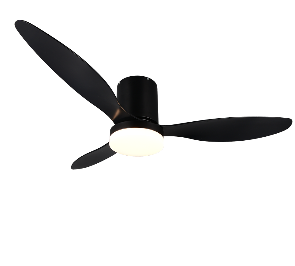 Ventilator Vausso Kunststof Mat Zwart