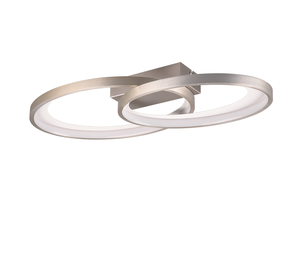 Plafondlamp Jeila Mat Nikkel - Afbeelding 3
