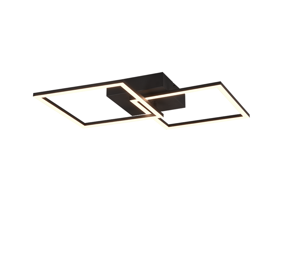 Plafondlamp Puntir Mat Zwart