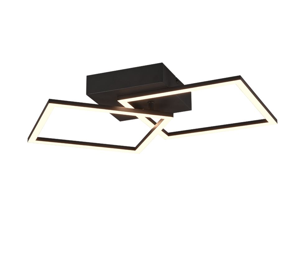 Plafondlamp Puntir Mat Zwart - Afbeelding 2
