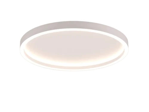 Plafondlamp Veron mat wit Ø35 cm met geïntegreerde LED en strak rond design