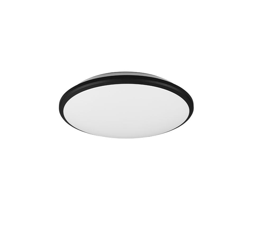 Plafondlamp Trumano Mat Zwart Ø34,7 cm - Afbeelding 2