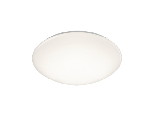 Plafondlamp Skoontis wit Ø27 cm met modern rond design en geïntegreerde LED-verlichting
