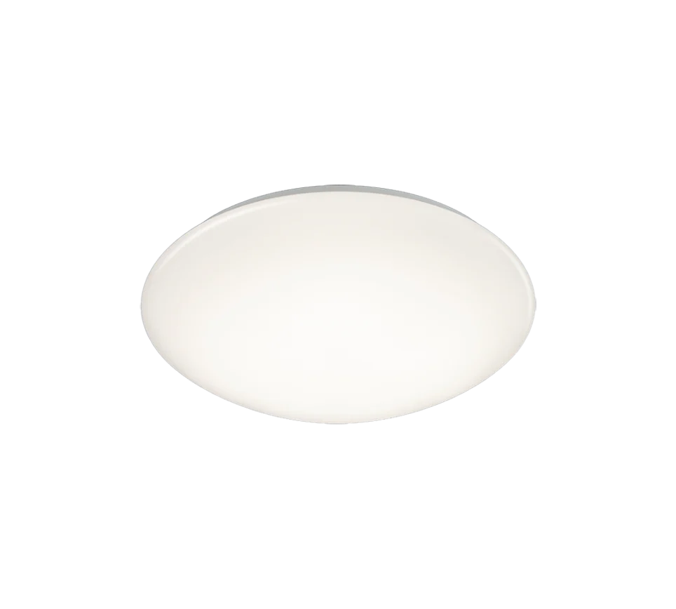 Plafondlamp Skoontis wit Ø27 cm met modern rond design en geïntegreerde LED-verlichting
