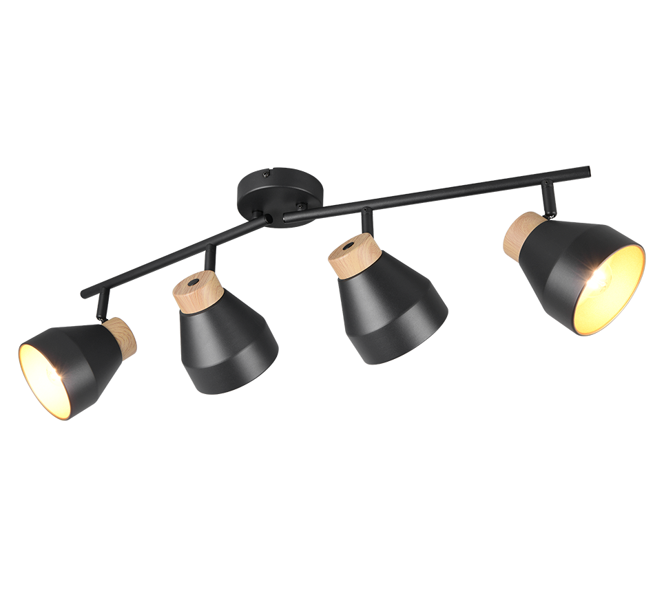 Spot Sauwerd Mat Zwart Ø11 cm - Afbeelding 2