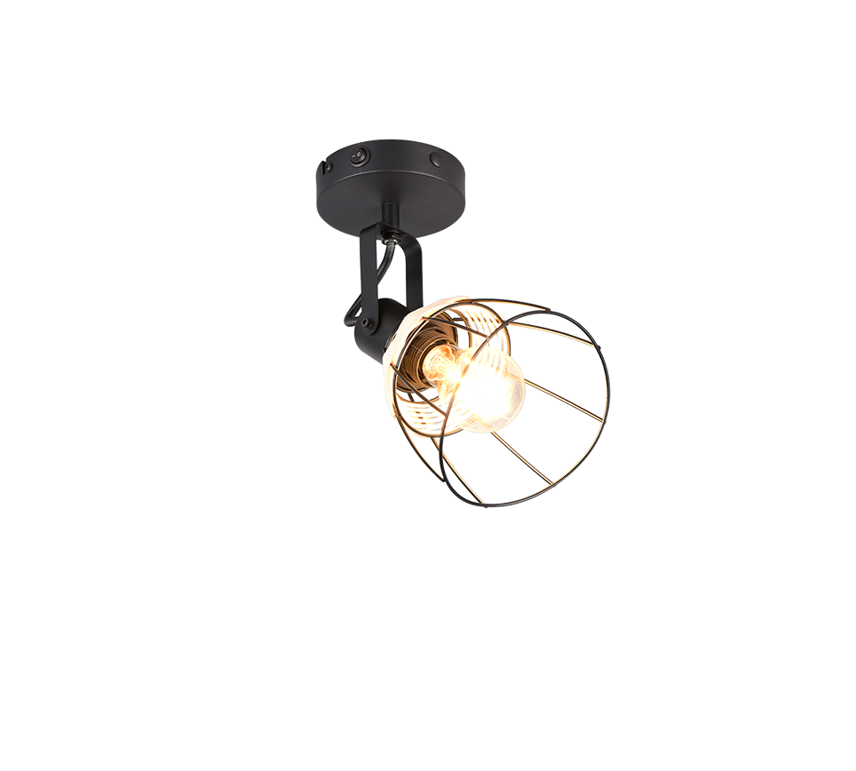 Spot Preelvir Mat Zwart Ø14 cm - Afbeelding 2