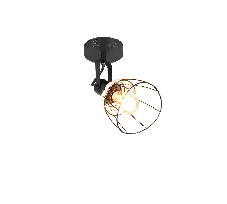 Spot Preelvir Mat Zwart Ø14 cm - Afbeelding 2