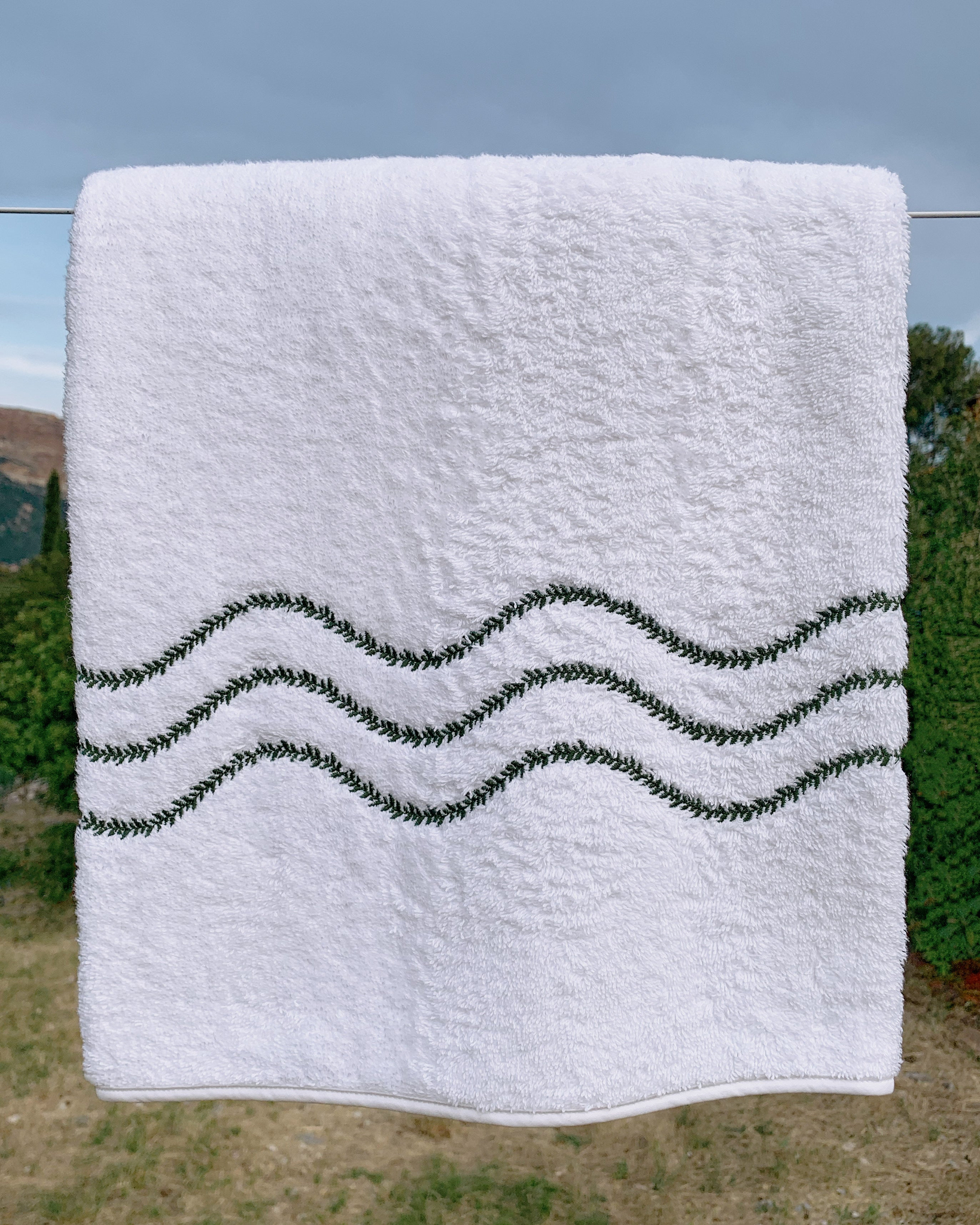 Handdoek Formentera Groen 50x100 cm