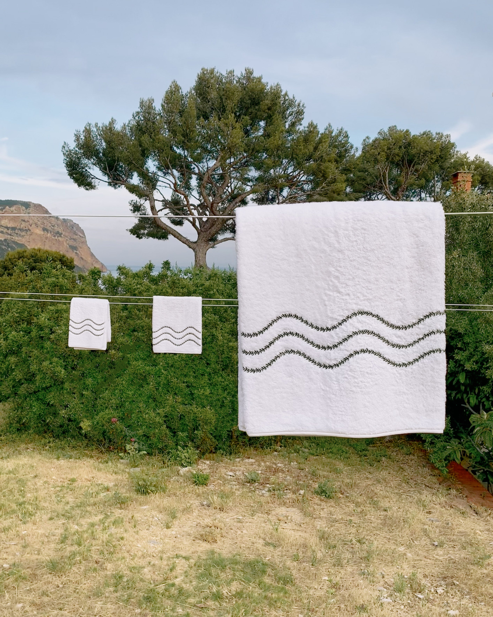 Handdoek Formentera Groen 50x100 cm - Afbeelding 2