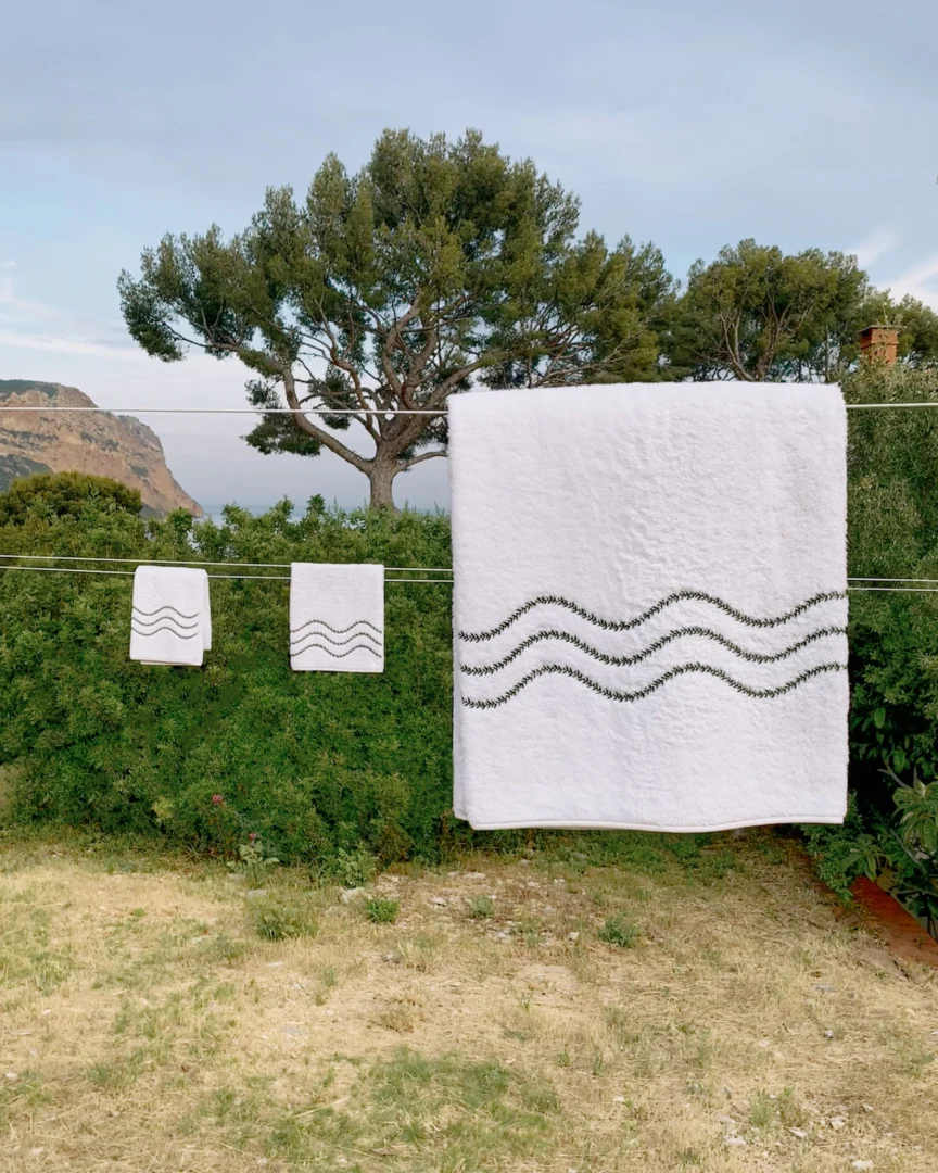 Handdoek Formentera Groen 50x100 cm - Afbeelding 2