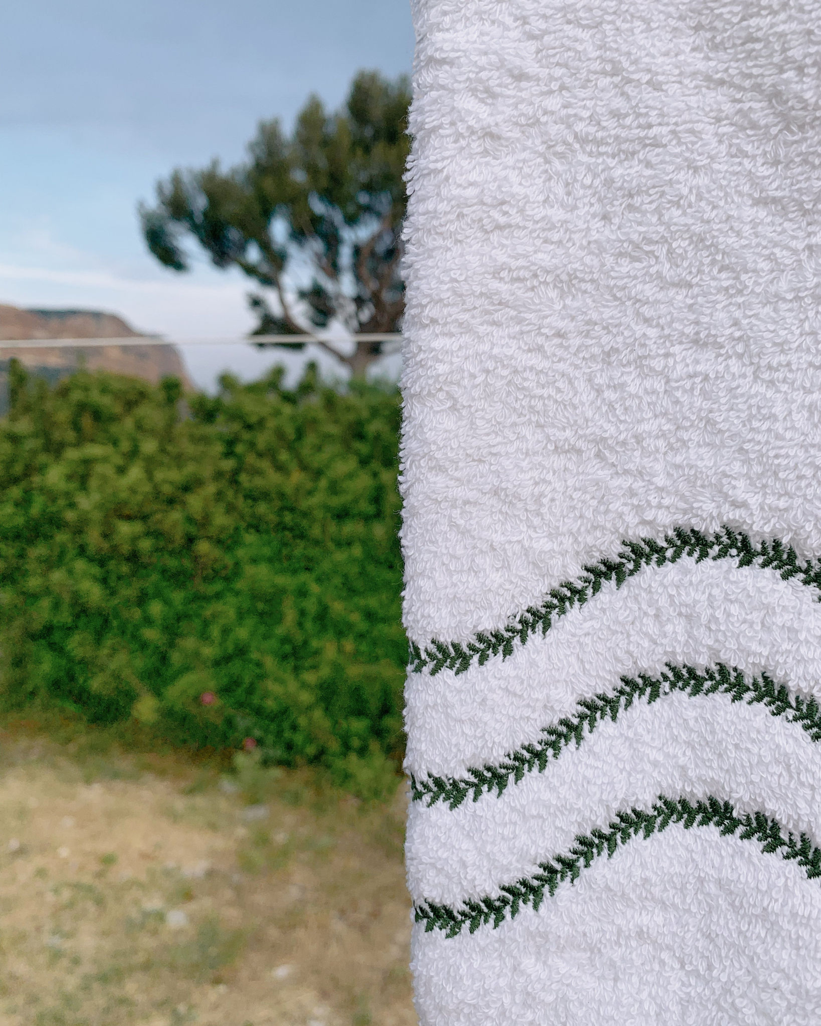 Handdoek Formentera Groen 50x100 cm - Afbeelding 3