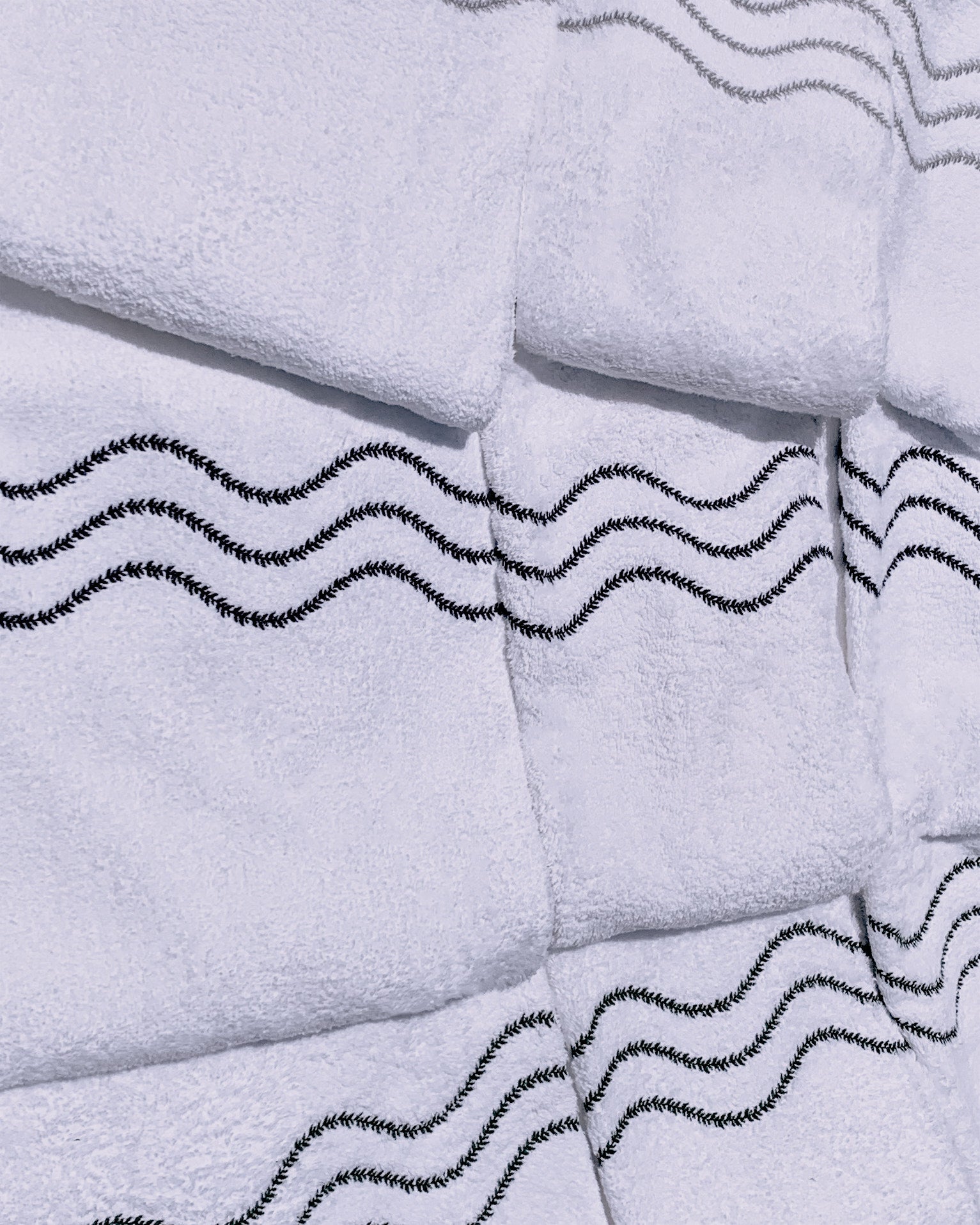 Handdoek Flalton Marineblauw 70x140 cm - Afbeelding 2