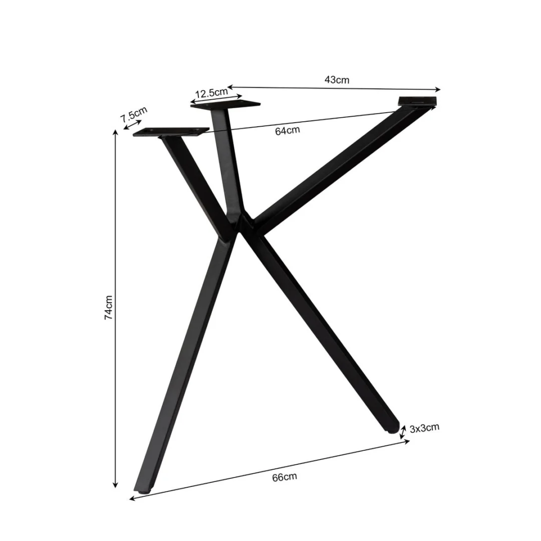 Tafelblad Jaammin Metaal 71 cm - Afbeelding 4