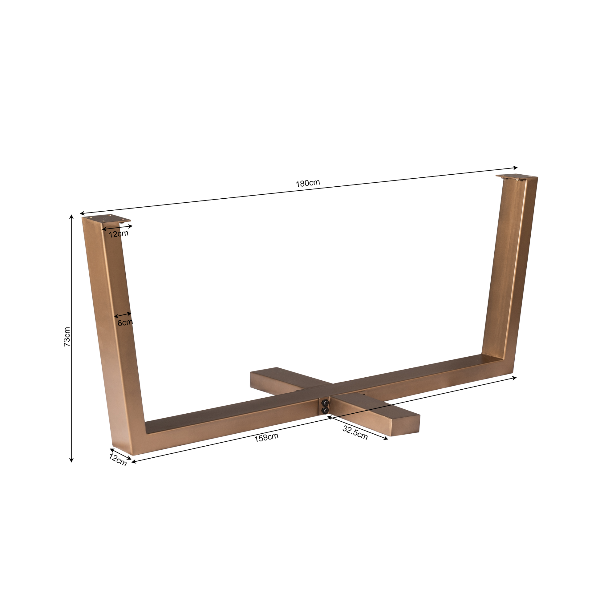 Woonaccessoire Lammora Metaal Brons - Afbeelding 6