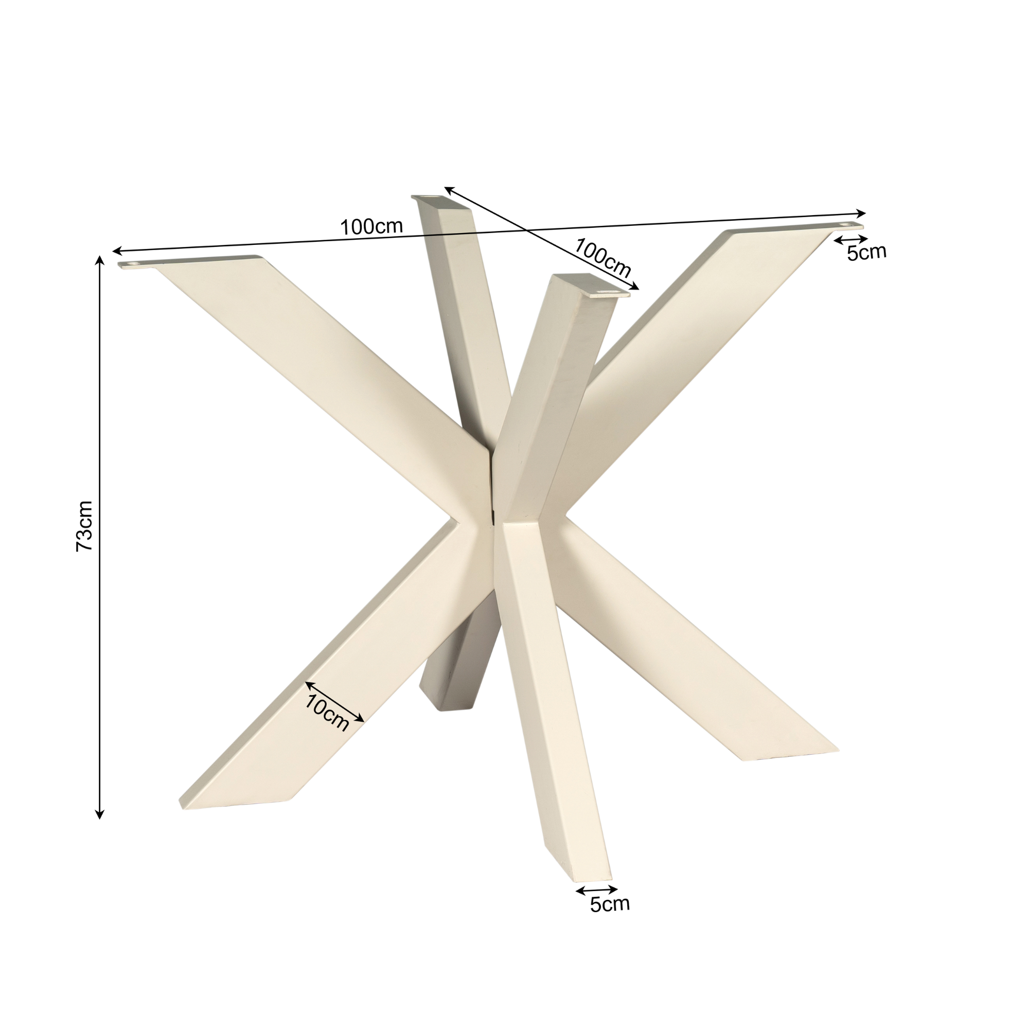 Tafelblad Gronnea Metaal 70 cm - Afbeelding 3