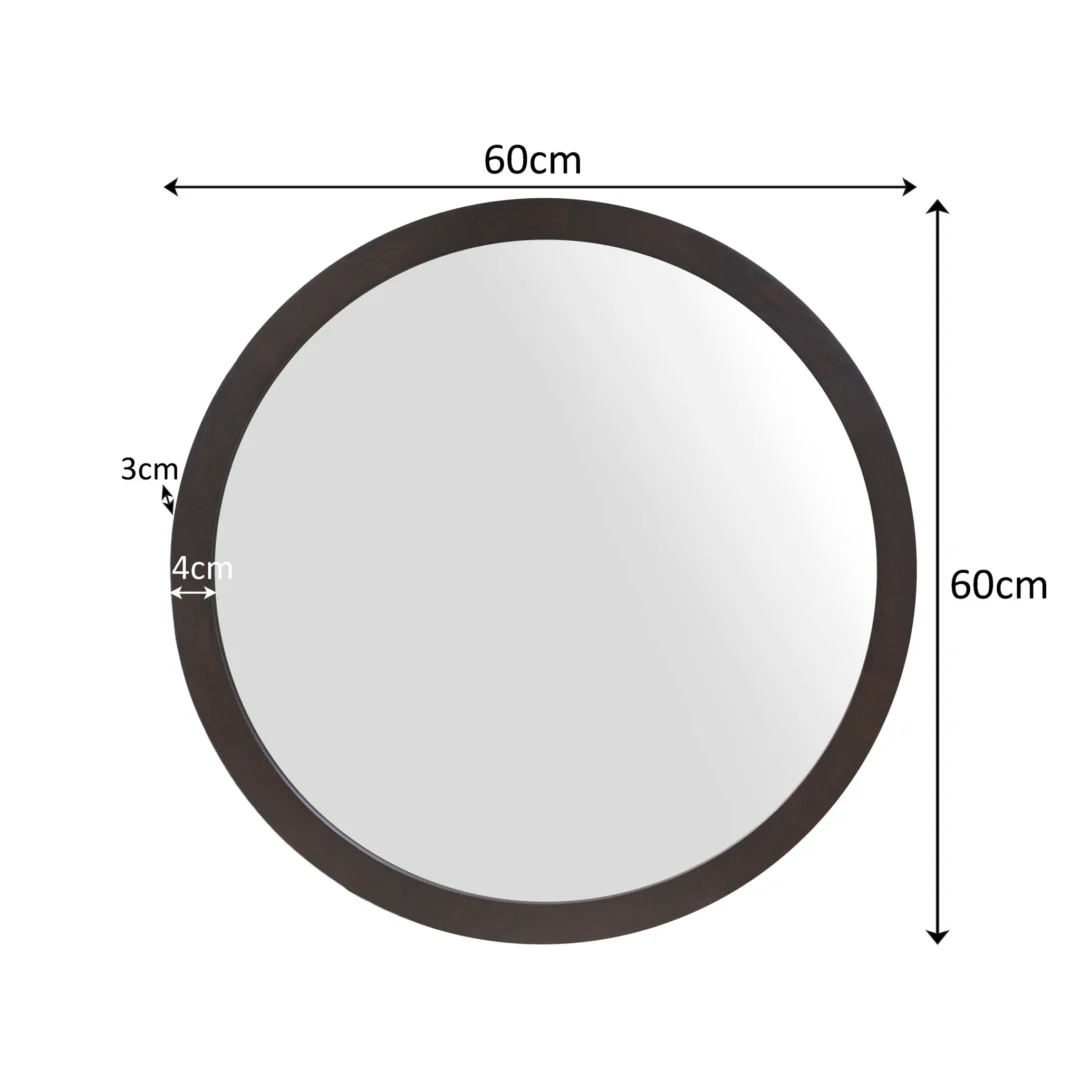 Spiegel Voossin Bruin Ø60 cm - Afbeelding 3
