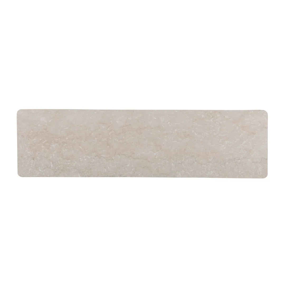 Vakkenkast Hadoro Beige 160 cm marmeren bovenblad met natuurlijke beige adering en afgeronde hoeken