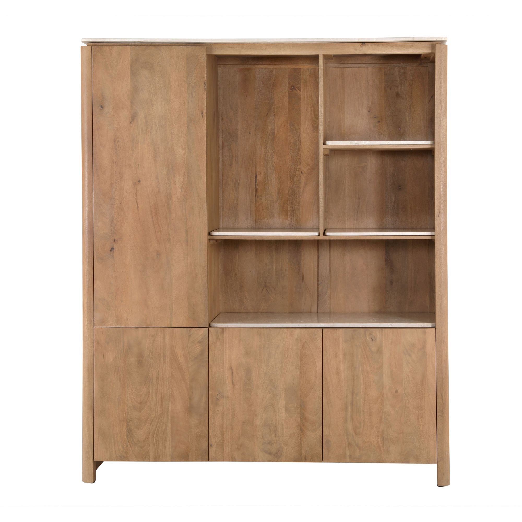Vakkenkast Hadoro Beige 160 cm - Afbeelding 2