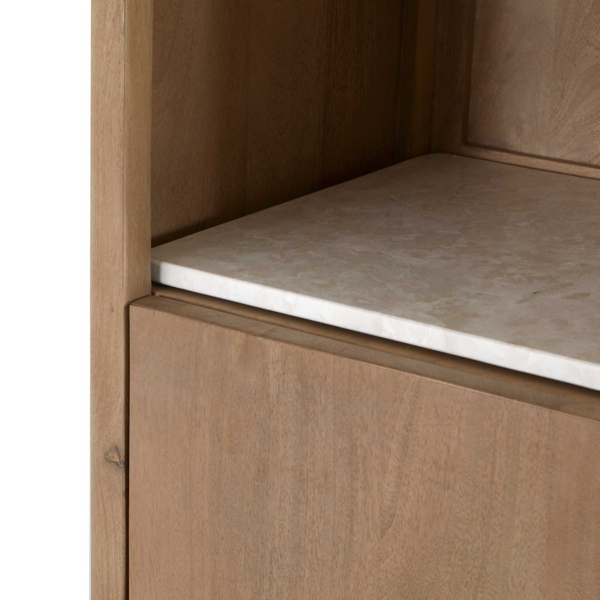 Boekenkast Vokand Beige 49 cm - Set van 2 - Afbeelding 6