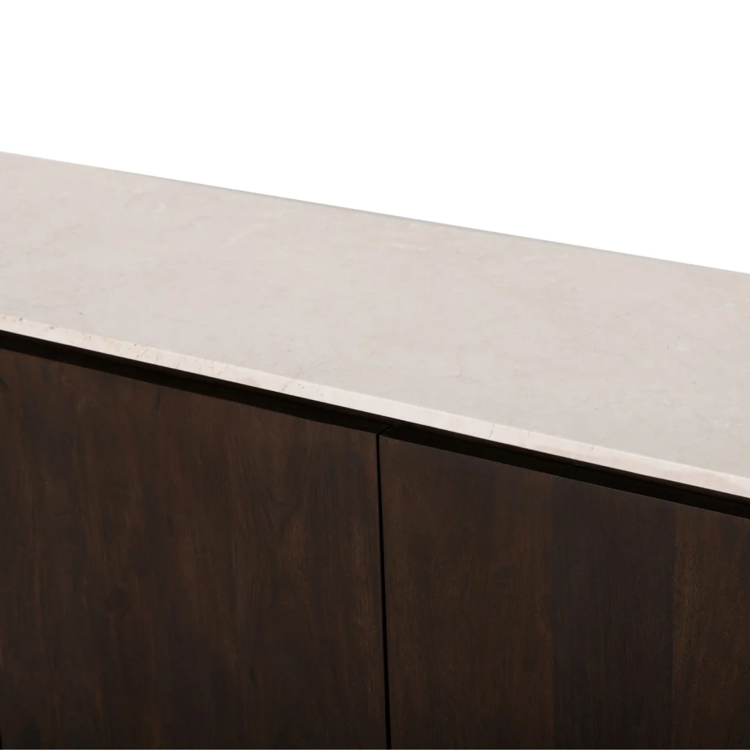 Dressoir Hilonte Beige 210 cm - Afbeelding 4