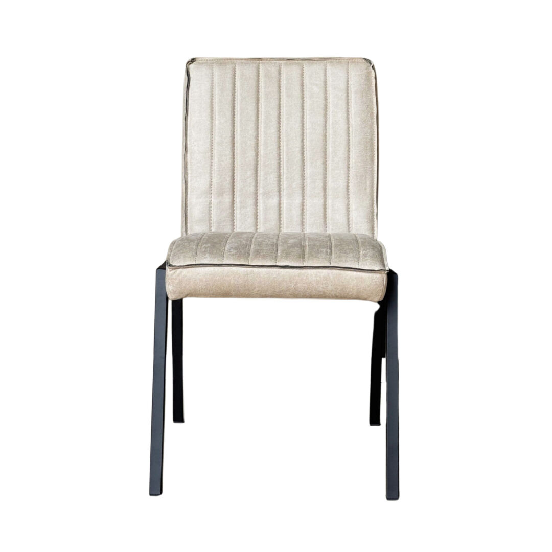 Eetkamerstoel Caoviax Metalen beige metaal - Afbeelding 2