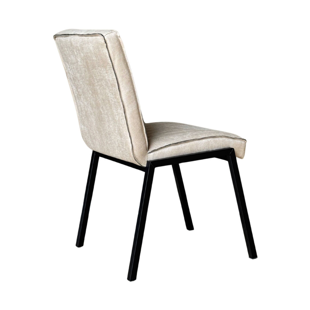 Eetkamerstoel Caoviax Metalen beige metaal - Afbeelding 4