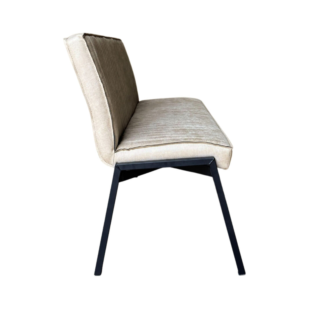 Eetkamerstoel Caoviax Metalen beige metaal - Afbeelding 5