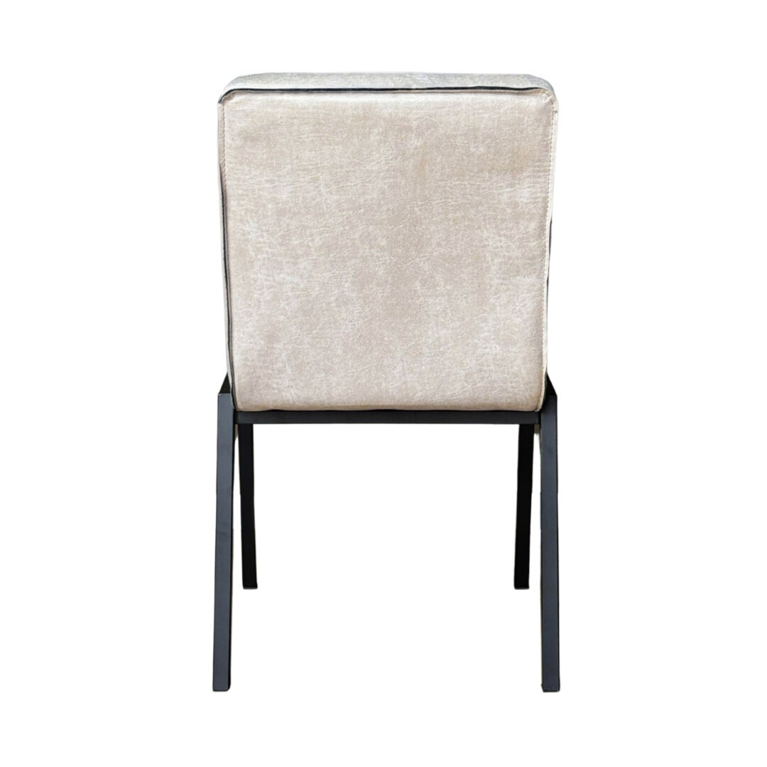 Eetkamerstoel Caoviax Metalen beige metaal - Afbeelding 6
