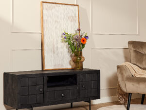 TV-meubel Palea Zwart 120 cm