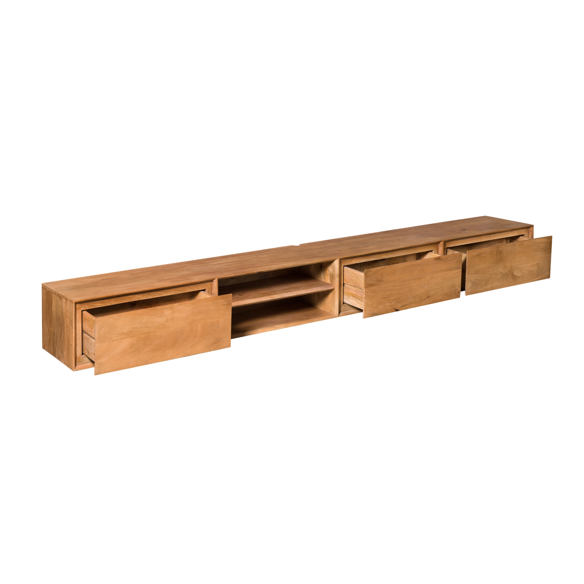 TV-meubel Rurdio Naturel 280 cm - Afbeelding 6