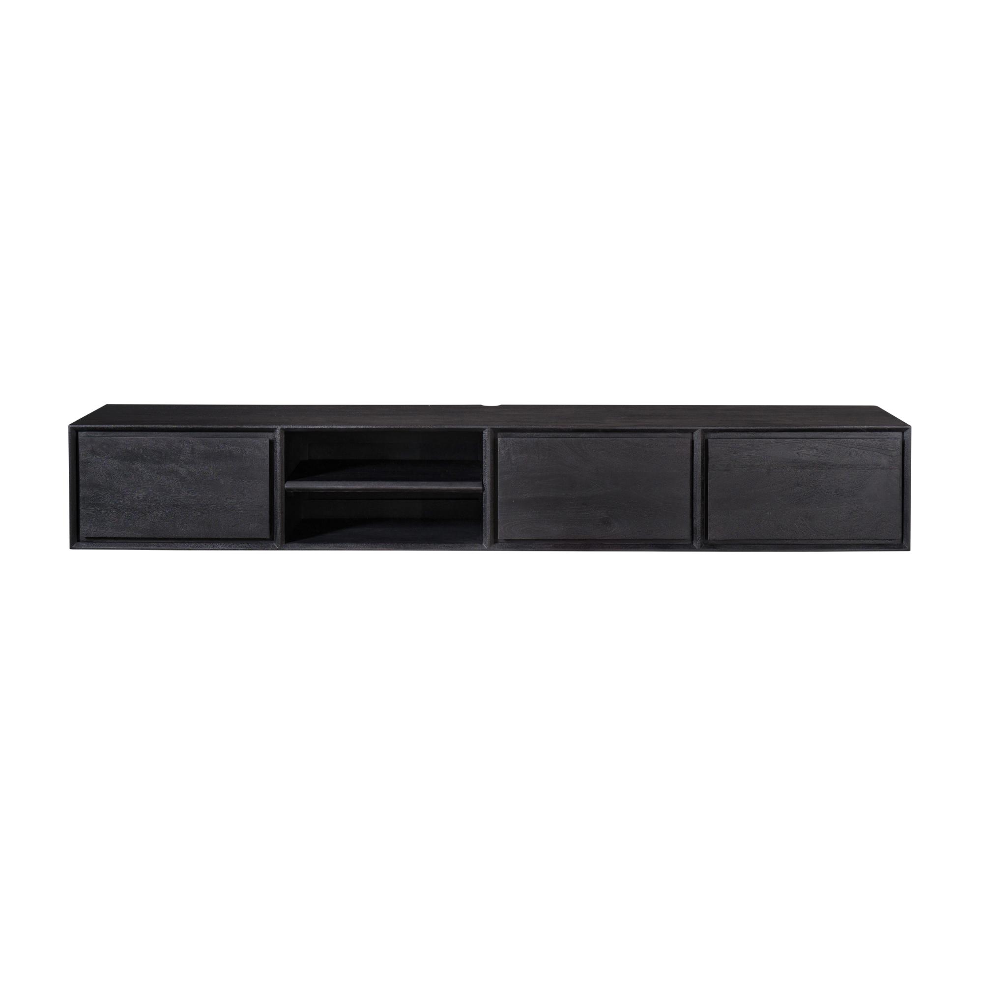 TV-meubel Graunnano Zwart 200 cm