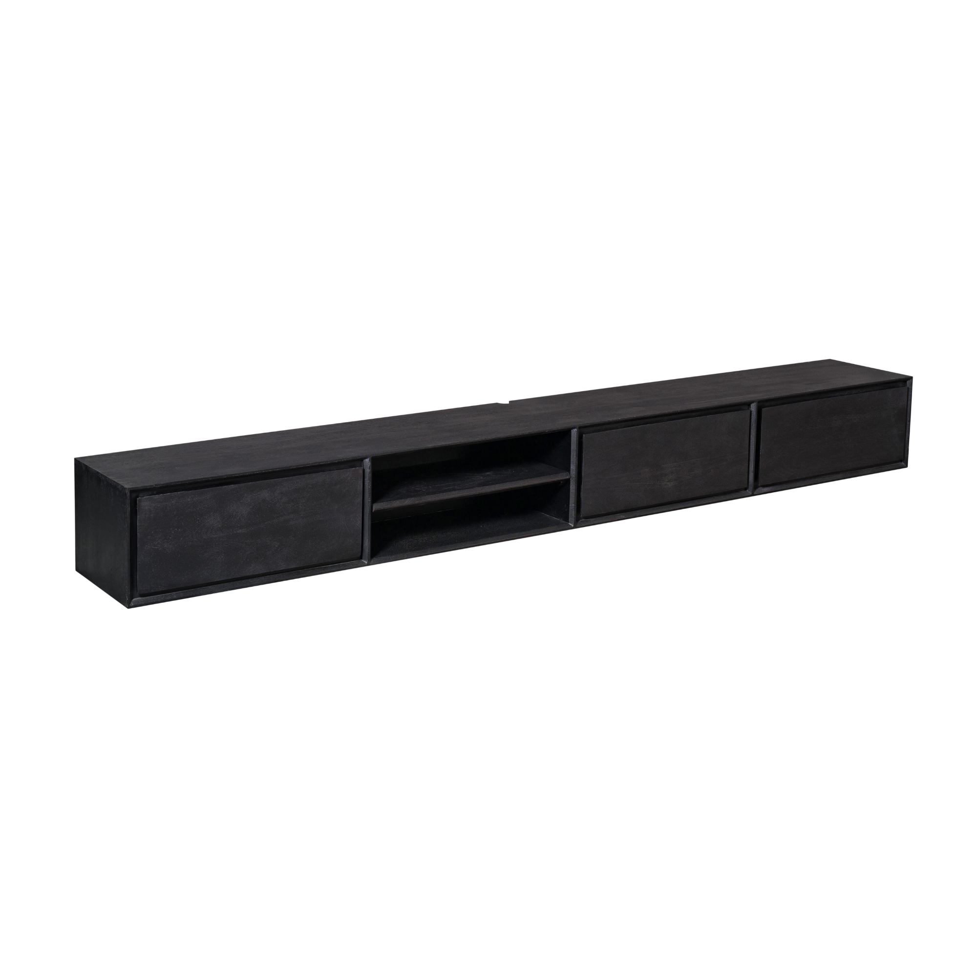 TV-meubel Taulvello Zwart 280 cm - Afbeelding 4