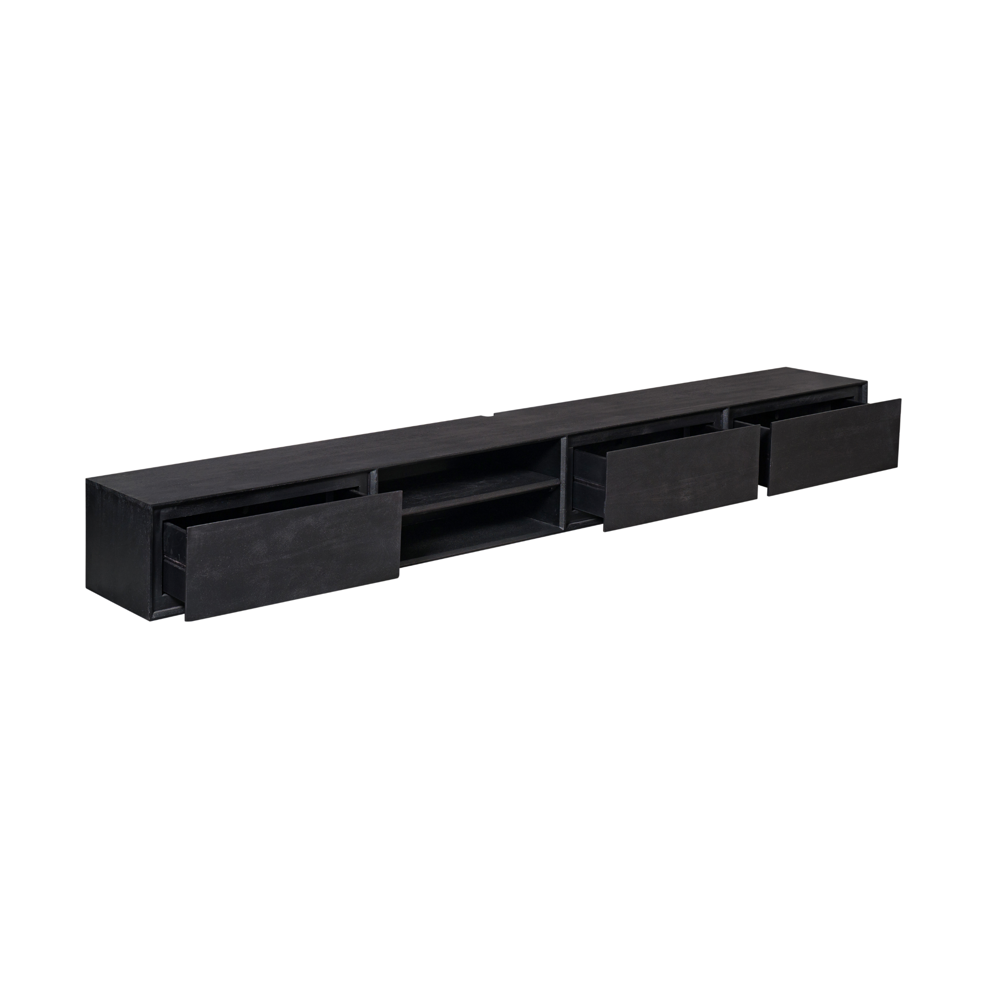 TV-meubel Taulvello Zwart 280 cm - Afbeelding 5