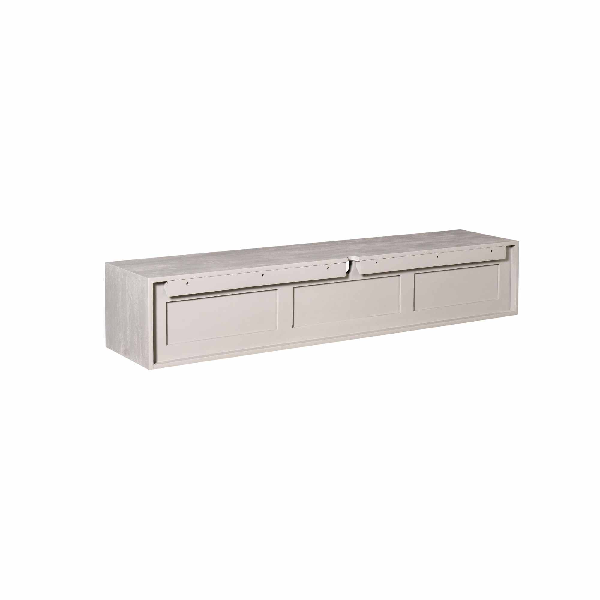 TV-meubel Neintar Taupe 160 cm - Afbeelding 4