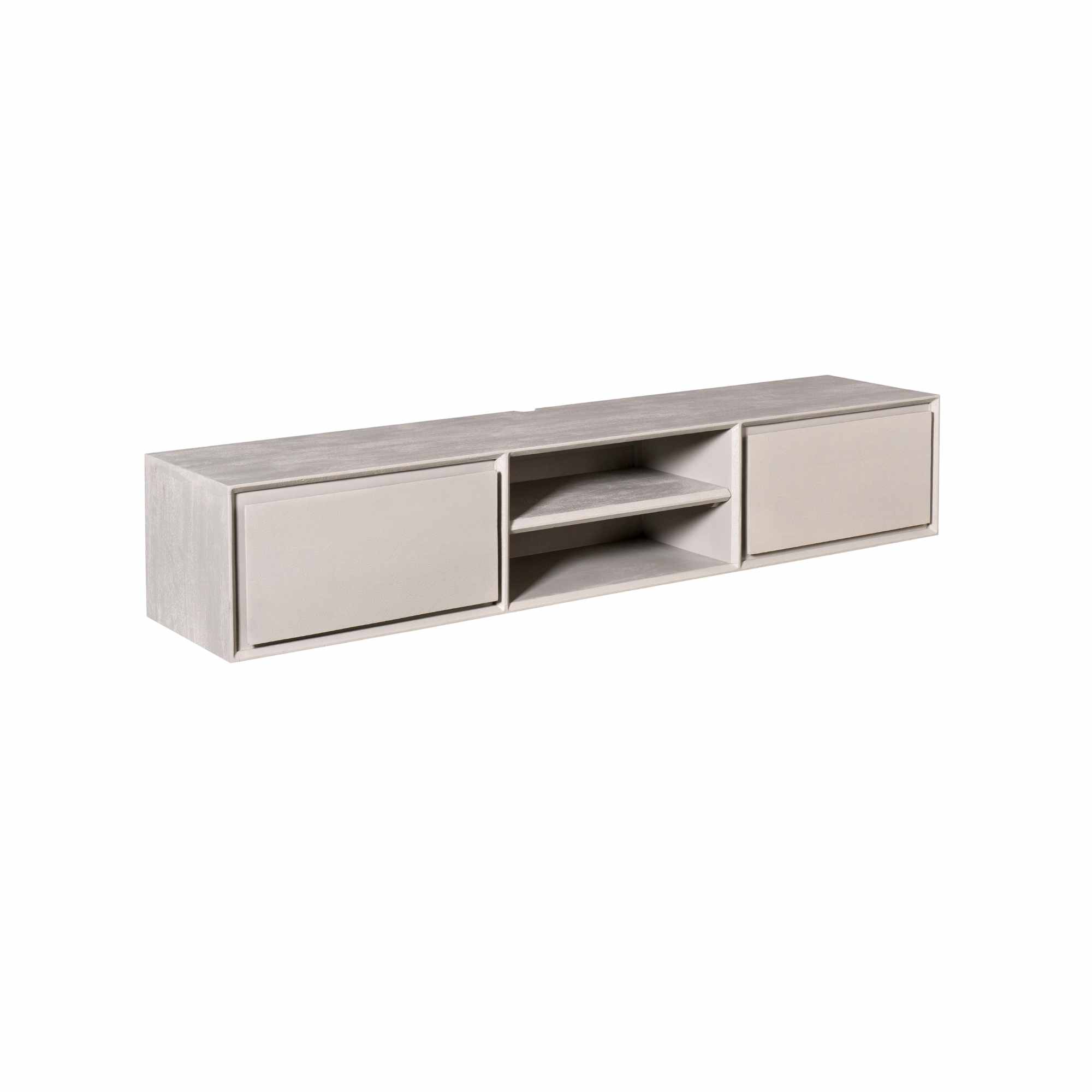 TV-meubel Neintar Taupe 160 cm - Afbeelding 5