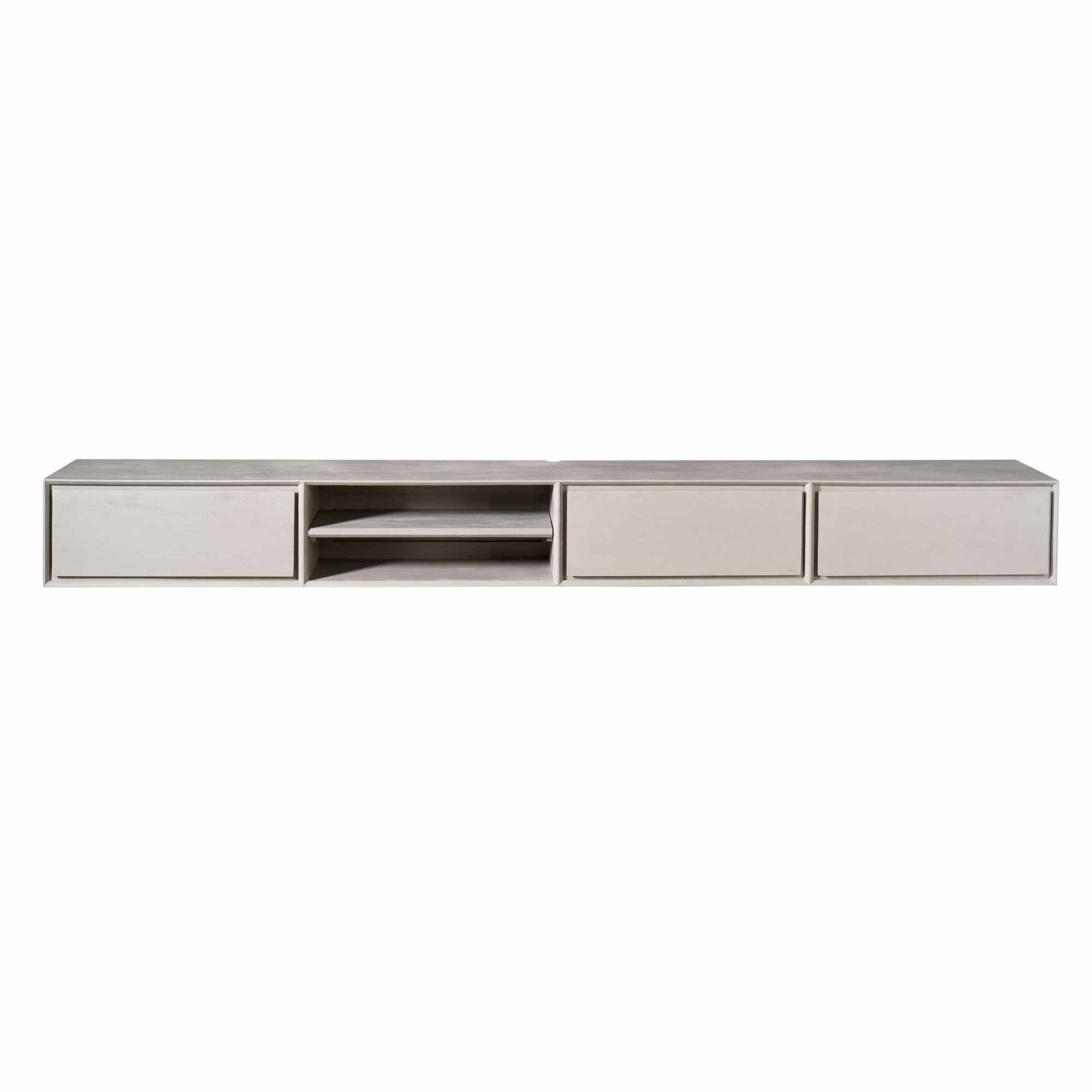 TV-meubel Meesy Taupe 200 cm - Afbeelding 6