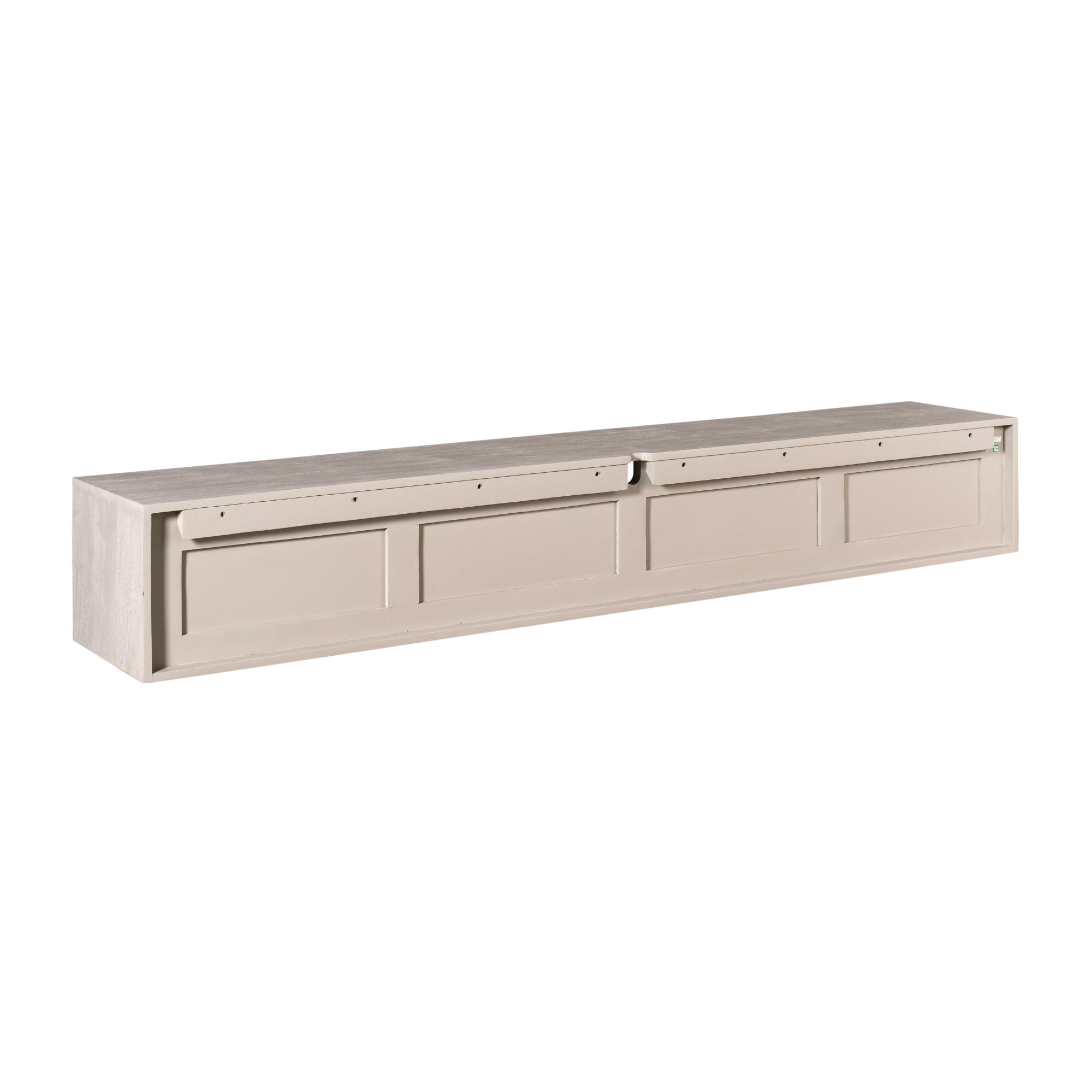 TV-meubel Meesy Taupe 200 cm - Afbeelding 9