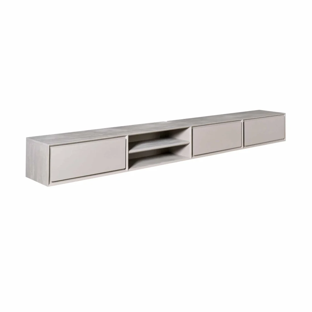 TV-meubel Neerdi Taupe 280 cm - Afbeelding 4