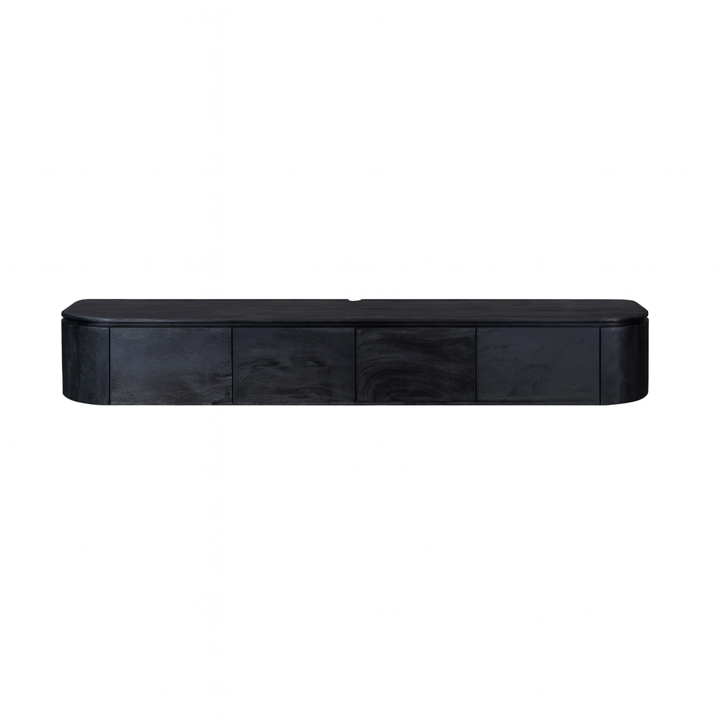 TV-meubel Trinno Zwart 240 cm - Afbeelding 6