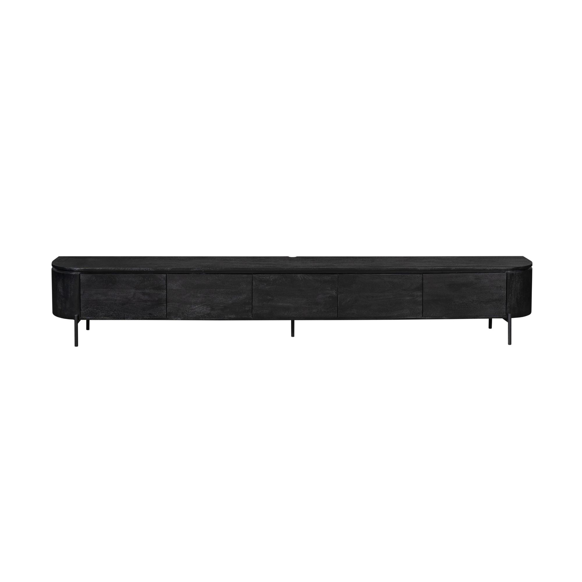 TV-meubel Cidol Zwart 280 cm