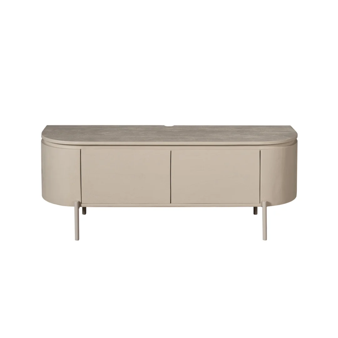 Tv meubel Virmen 120 cm mangohout - Afbeelding 3