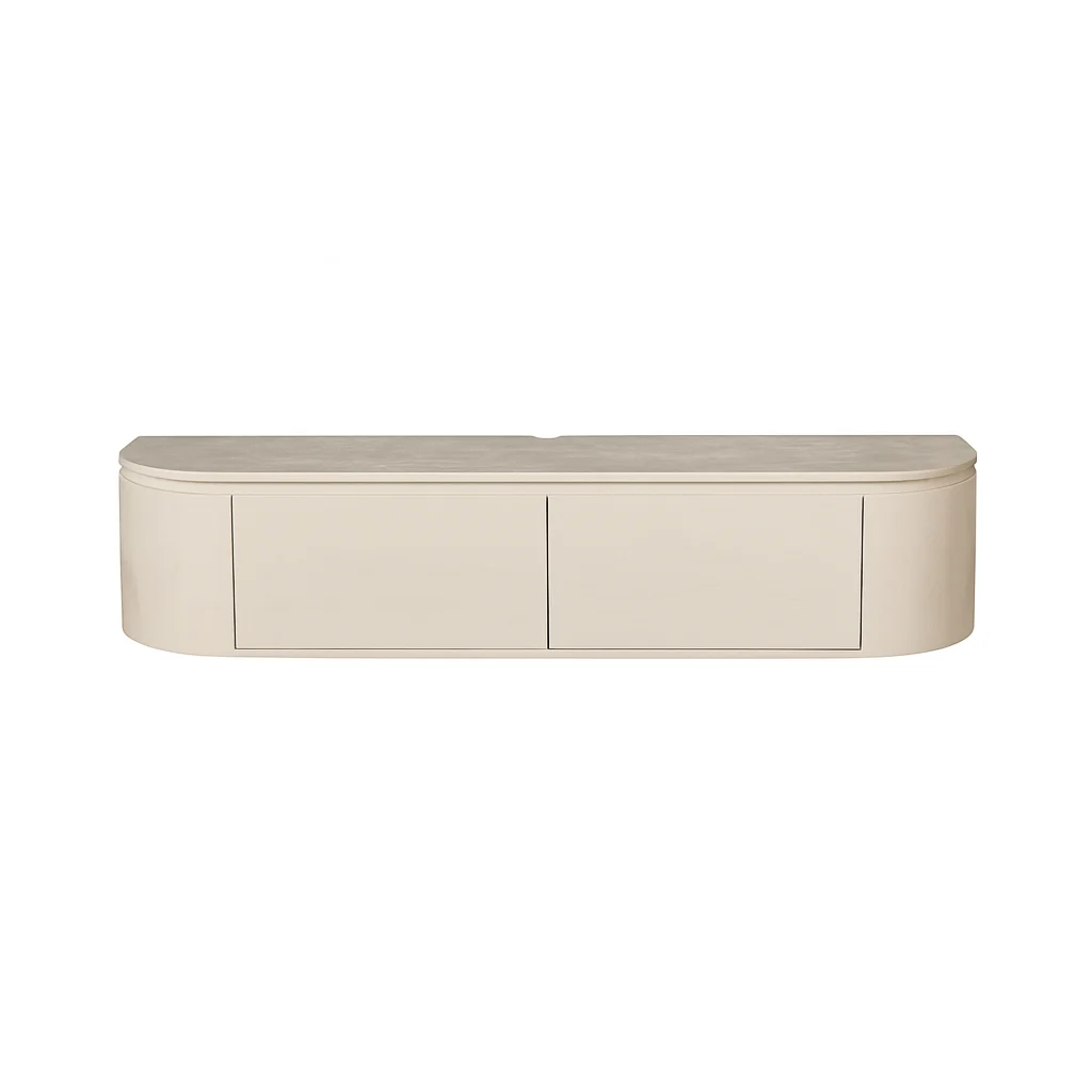 Tv meubel Virmen 120 cm mangohout - Afbeelding 9