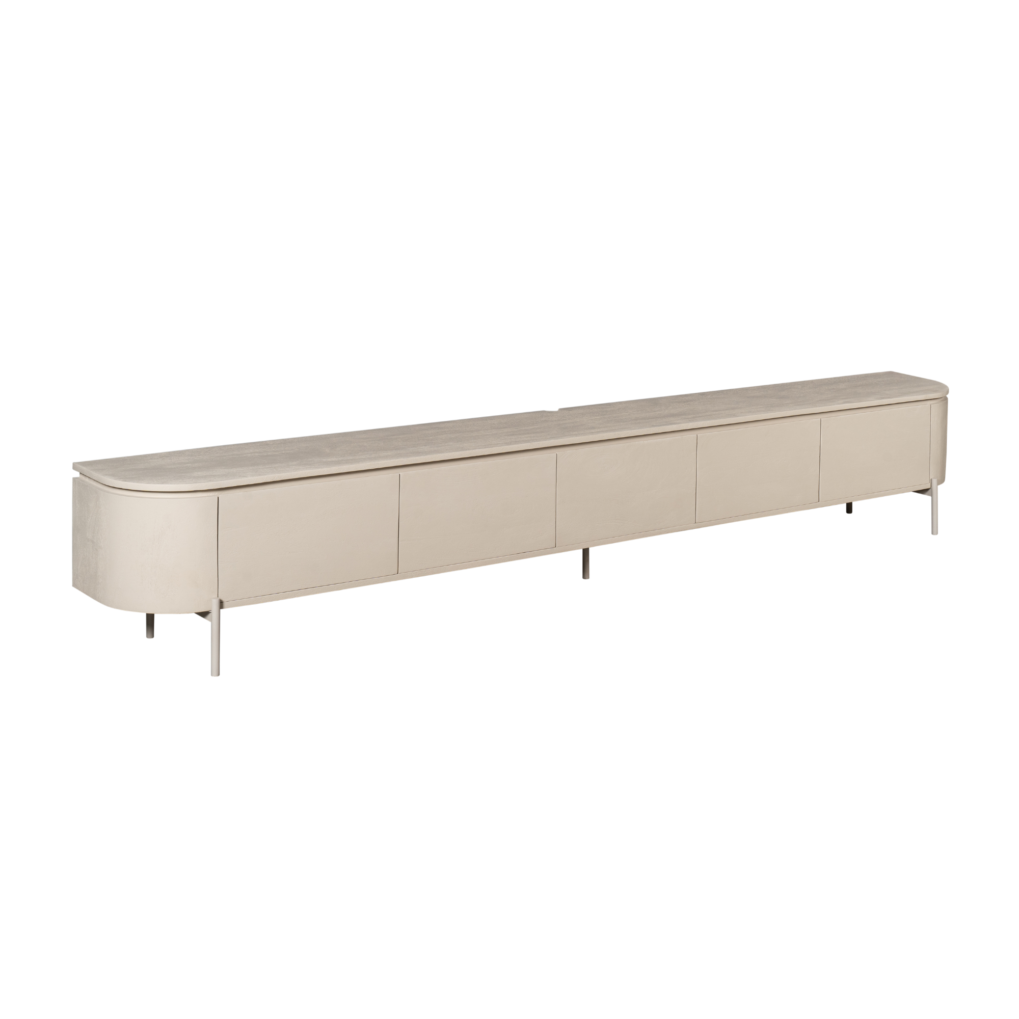 TV-meubel Neli Zand 280 cm - Afbeelding 6