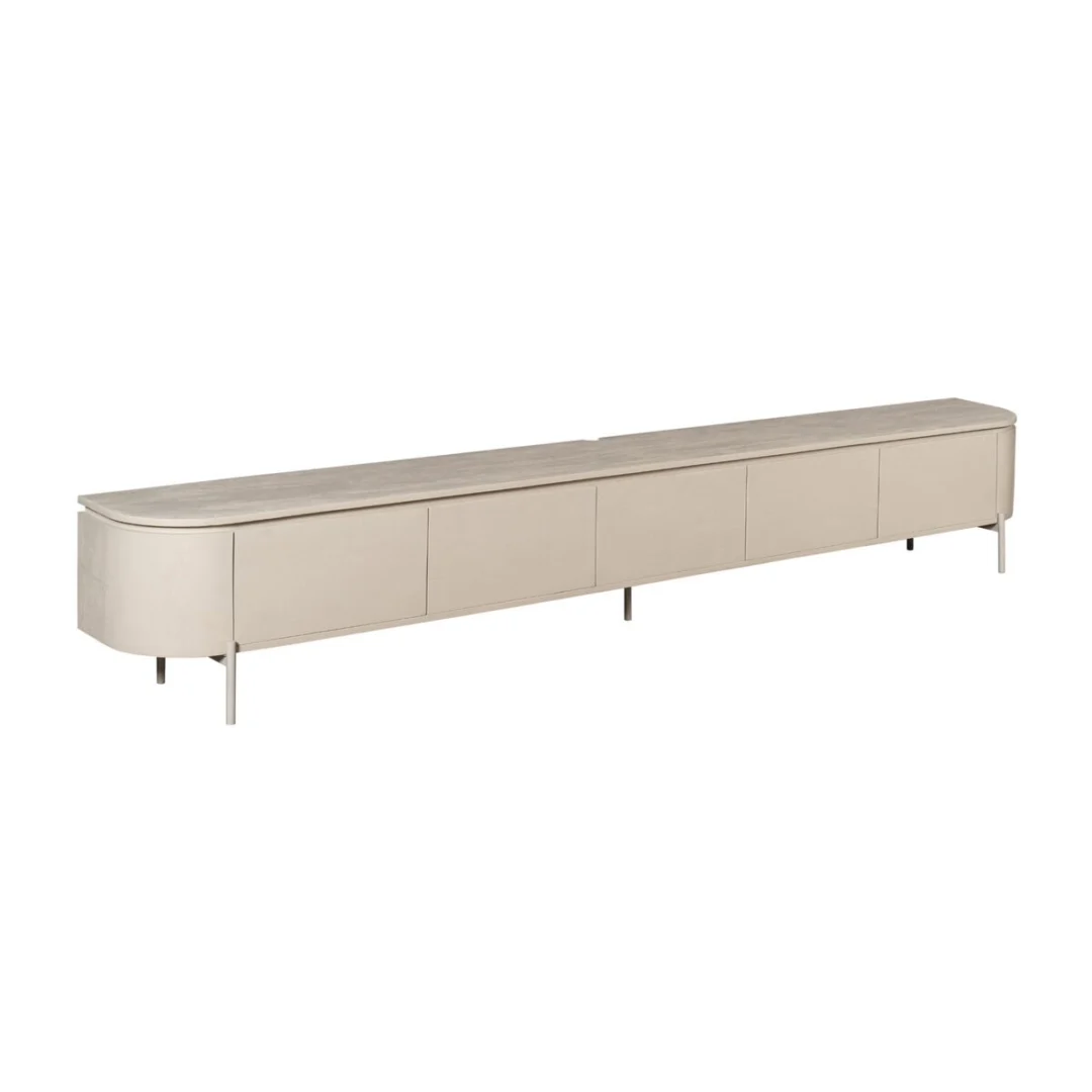 TV-meubel Neli Zand 280 cm - Afbeelding 6