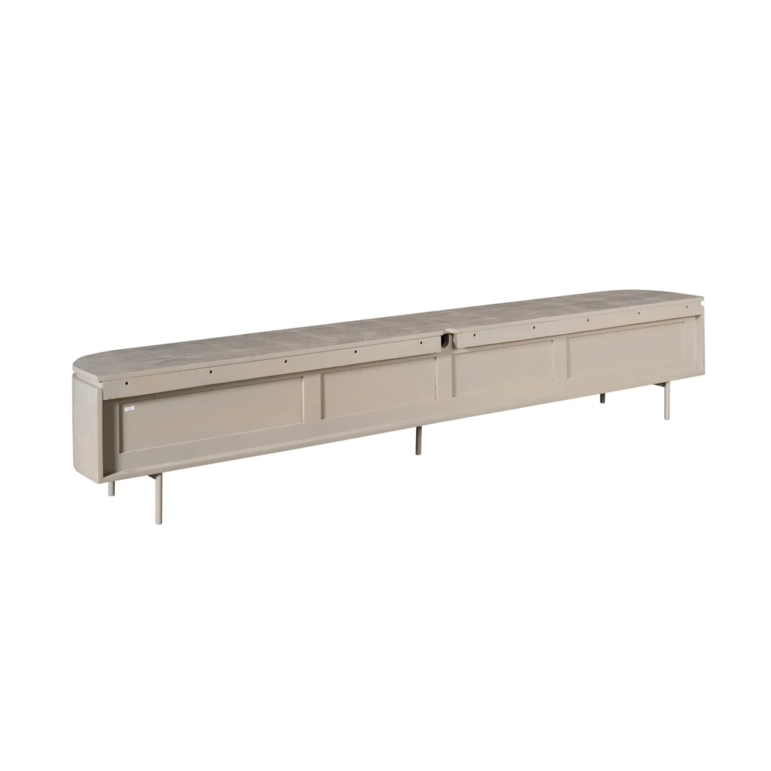 Tv meubel Trirnella 240 cm mangohout - Afbeelding 12