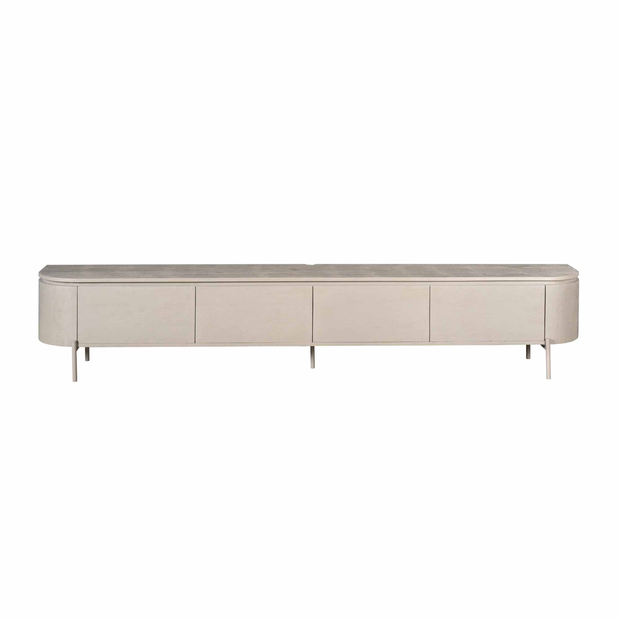 TV-meubel Trirnella Taupe 240 cm - Afbeelding 14