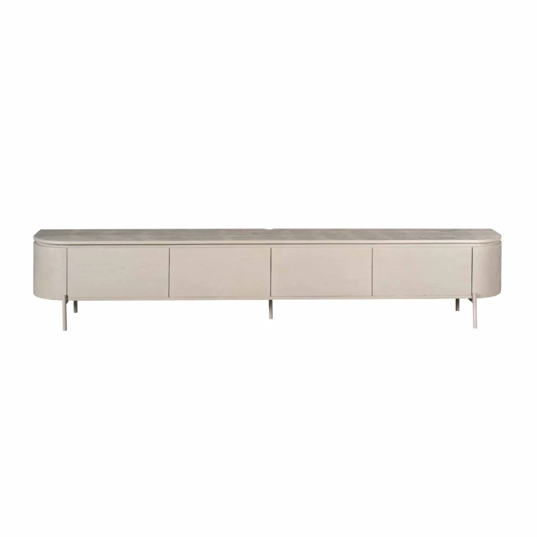 Tv meubel Trirnella 240 cm mangohout - Afbeelding 14